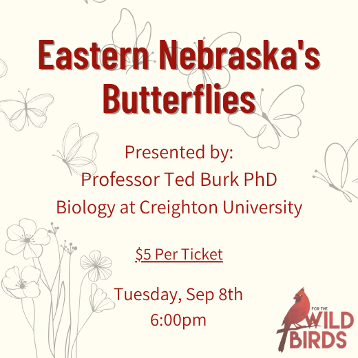 Eastern Nebraska's Butterflies - Tuesday, September 8th Event Ticket