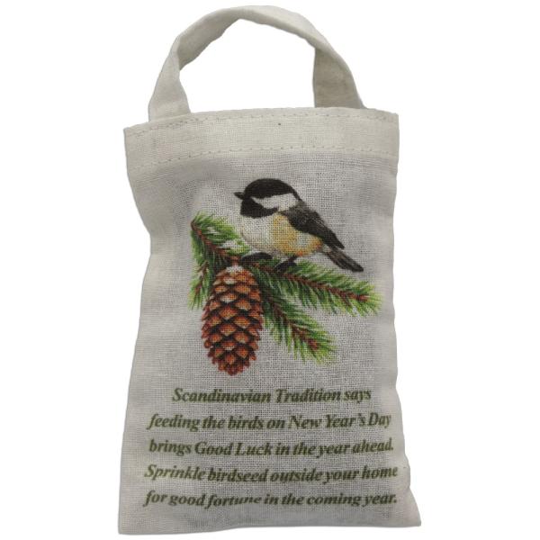 Chickadee Bird Seed Gift Bag
