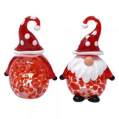 Blown Glass Gnomes Salt and Pepper Shaker Set