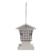 Birds Choice Tall Hopper Feeder w/ Suet Cages Sea Salt - side view