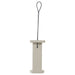 Sea Salt recycled plastic suet feeder with vinyl-coated suet cage screen open