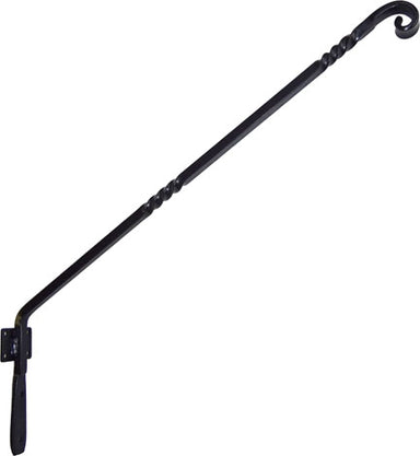 Erva 30 in Extended Reach Iron Screw Mount Hanger
