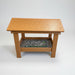 Ground Tray Recycled Feeder with Roof - Tan front view