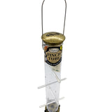Quick Clean Brass Nyjer Tube Feeder - Large