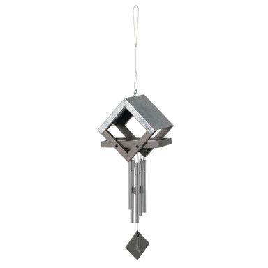 Woodstock Birdfeeder Chime - wind chime with covered platform bird feeder