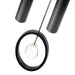 Woodstock Chimes of Crystal Silence wind chime detail - Large, Antique Silver