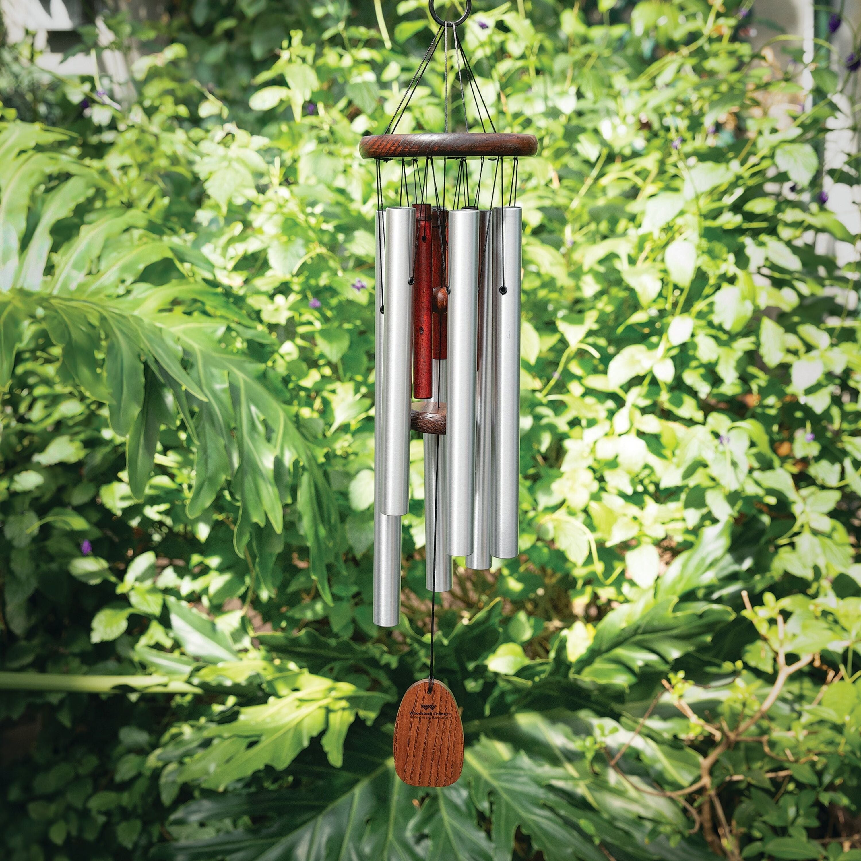 Singing in the Rain Chime detail - nested bamboo tubes
