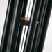 Chimes of Pluto Black/Teak chime hanging outdoors