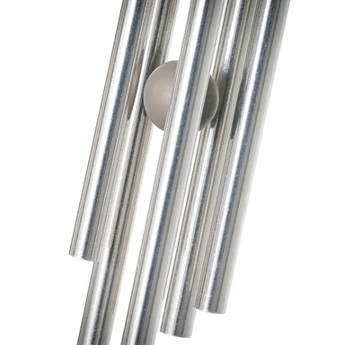 Woodstock Birdfeeder Chime detail - aluminum tubes and feeder platform