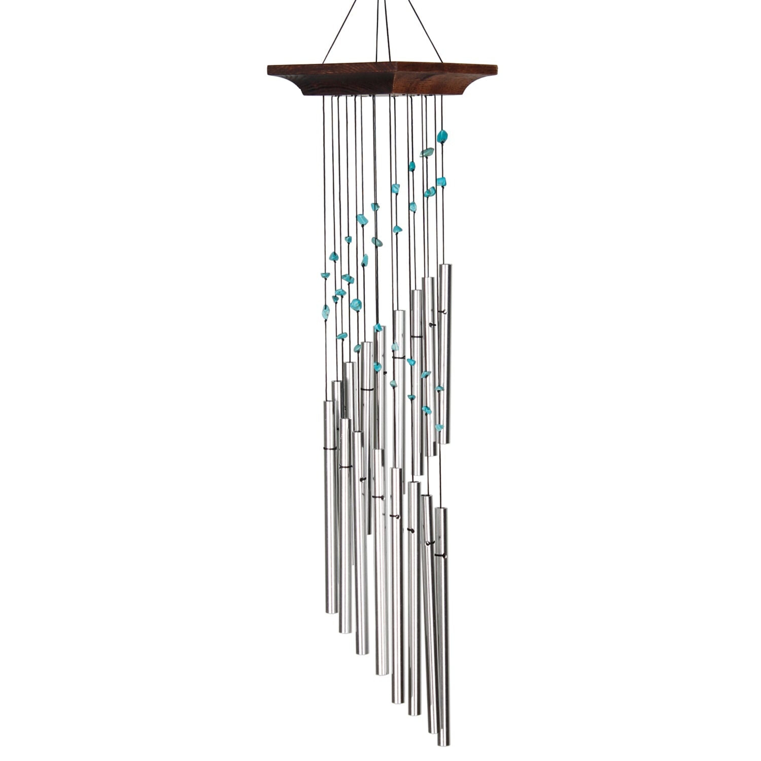 Mystic Spiral wind chime - Turquoise