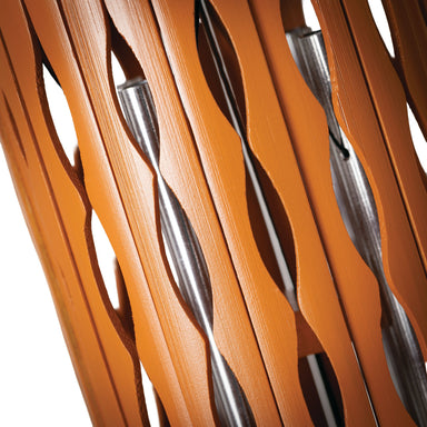 Aloha Chime detail - bamboo sleeve and aluminum tubes
