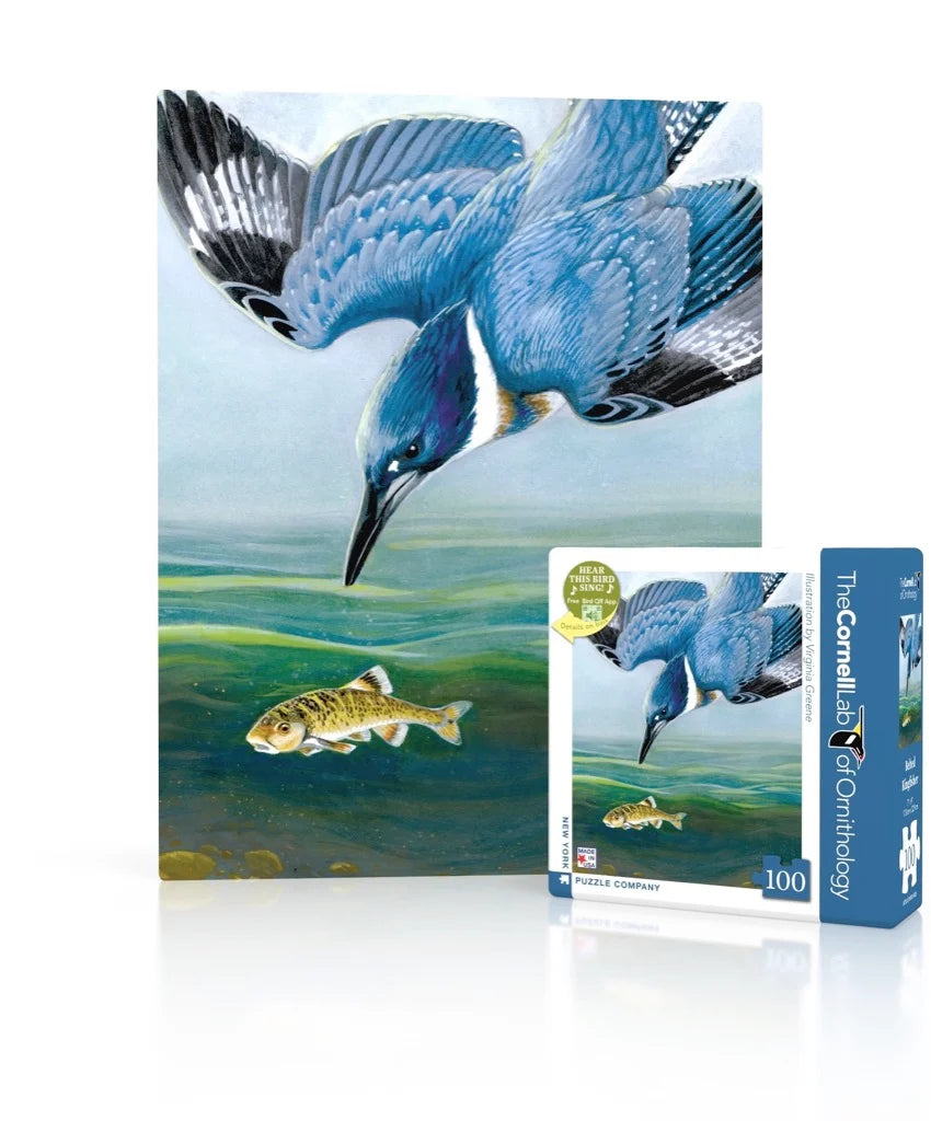 Belted Kingfisher Mini 100pc Puzzle