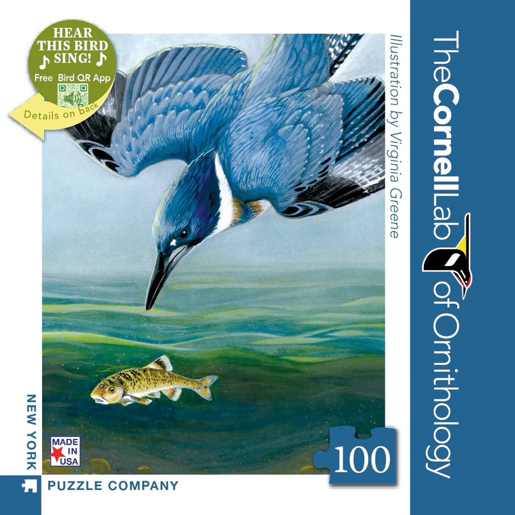 Belted Kingfisher Mini 100pc Puzzle