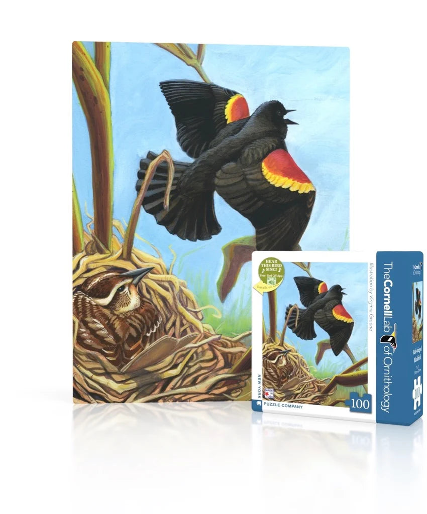 Red-Winged Blackbird Mini 100pc Puzzle