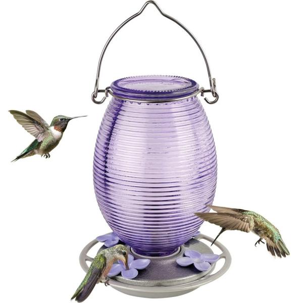 Lilac Dreams Antique Glass 29oz HB Feeder