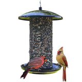 Midnight Metal Mesh Mixed Seed & Peanut Feeder