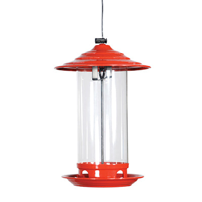Medium Red Tube Feeder
