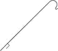 Erva Economy 91 in Single Arm Shepherds Hook - Narrow Base Staff