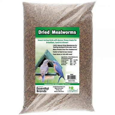 11 Pound Bulk Dried Mealworm Bag