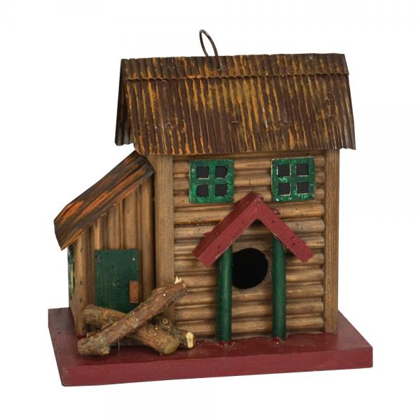 Two-Story Cabin Bird House