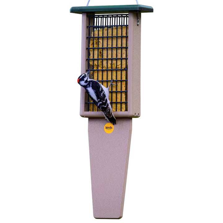 Birds Choice Double Cake Suet Feeder Green Roof