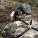 Vortex Harness Strap being worn - distributes binocular weight across shoulders