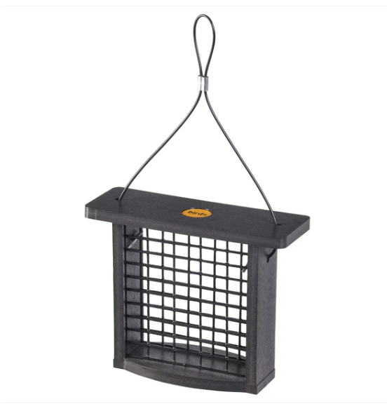 Suet Feeder - Black Recycled Plastic