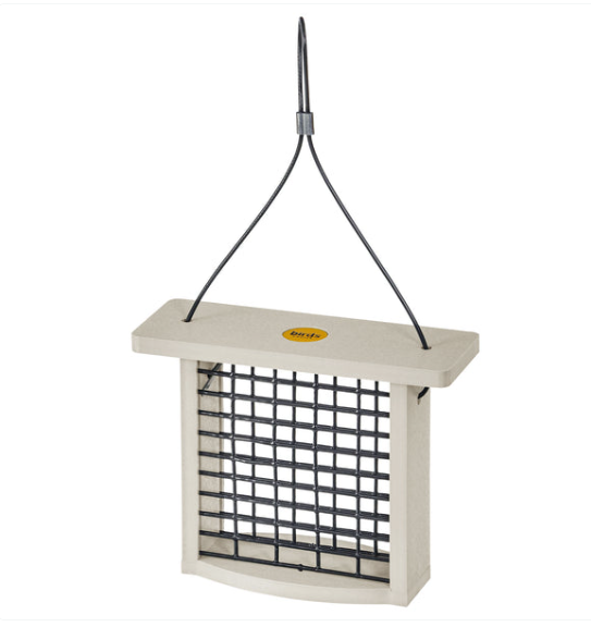 Suet Feeder - Sea Salt Recycled Plastic