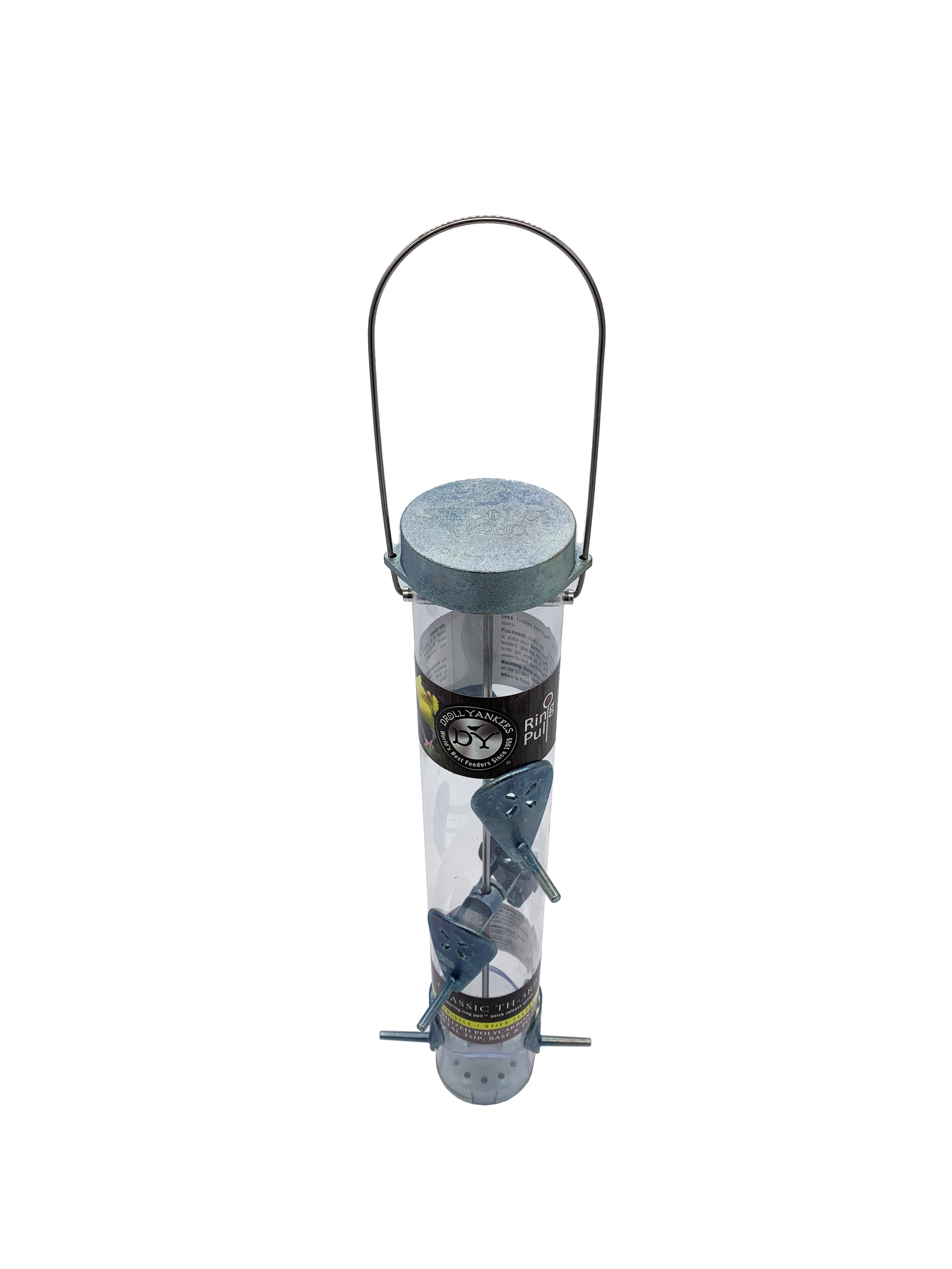 Silver Nyjer Feeder with Ring Pull