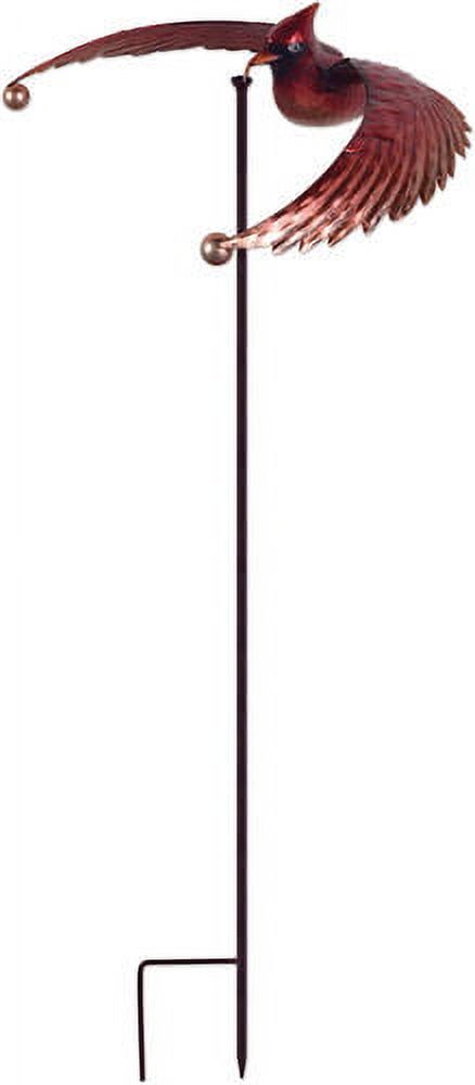 Sunset Vista Cardinal Balancer 45 inch kinetic wind spinner garden stake