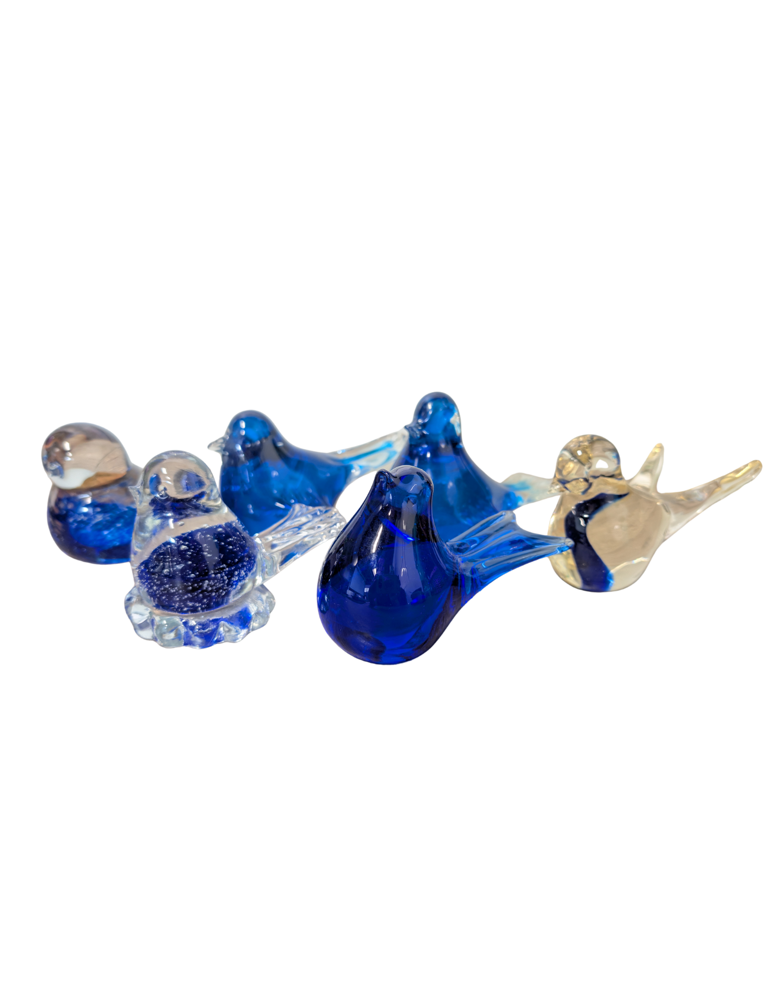 Glass Bluebirds - Asst Styles