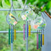 Evergreen Cottage Garden Wind Chime, full view