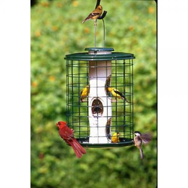 Heavy Duty Caged Tube Feeder - 3lb Capacity