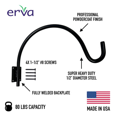 Erva screw mount hanger reach diagram