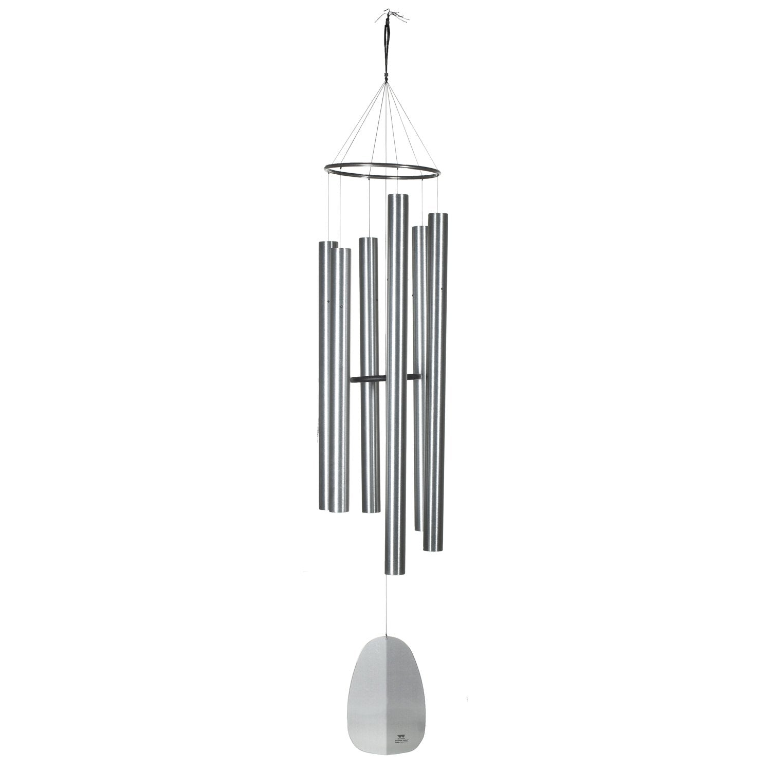 Woodstock Windsinger Chimes of King David, full length view of six aluminum tubes