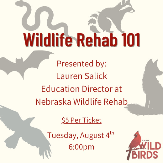 Wildlife Rehab 101 - Tuesday, August 4th Event Ticket