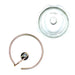 Erva Quick Connect Wire Holder with Clear Dish for 1in Pole