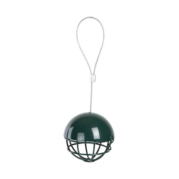 Single Hanging Suet Ball Feeder w/Roof