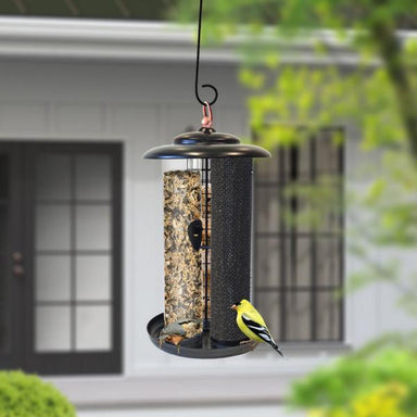 Modern Farmhouse Triple Tube Mixed Seed Feeder