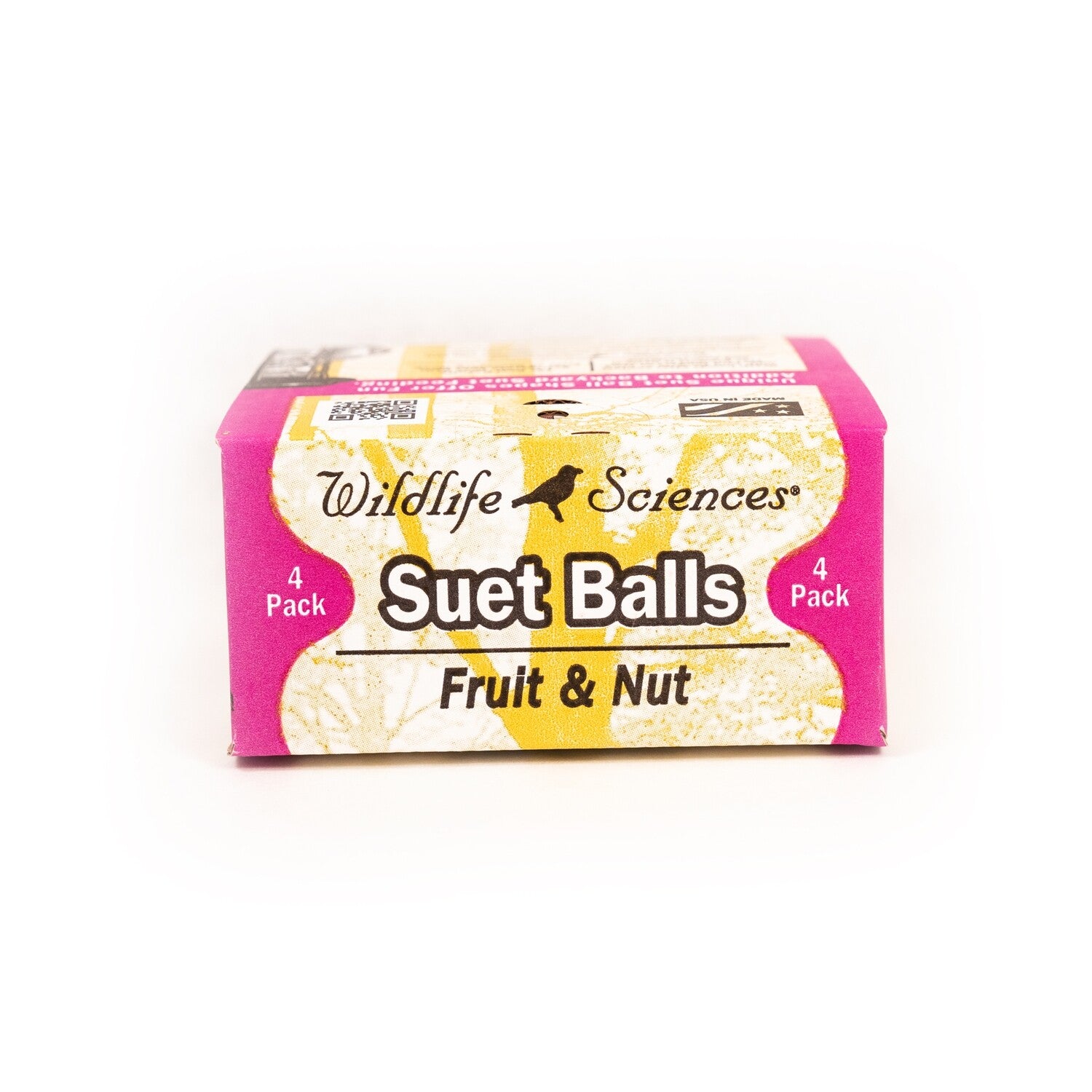 Fruit & Nut 4 Pack Suet Balls Wildlife Sciences