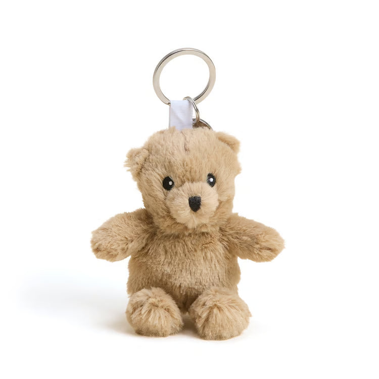 Brown Curly Bear Warmies Keyring