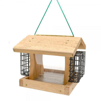 Small Plantation Hopper Feeder w/ Suet