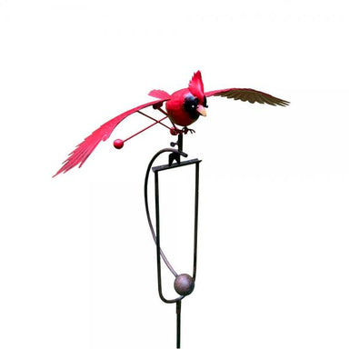 Metal Cardinal Rocker Stake