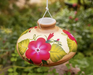 Lone Wolf Large Hummingbird Feeder - 2-Tone Tan/Brown w/ Red Posy