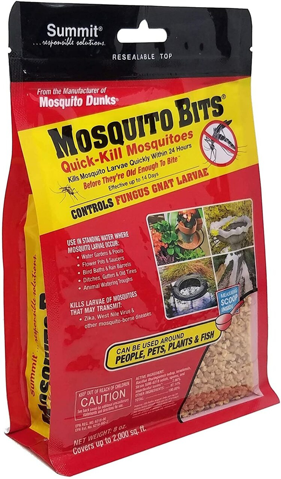 Mosquito Bits 8 oz with shaker top