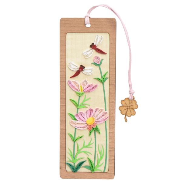 Quilled Bookmark - Dragonflies