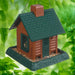 North States Village Collection - Log Cabin Birdfeeder