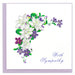 Quilled Card - Flower Sympathy