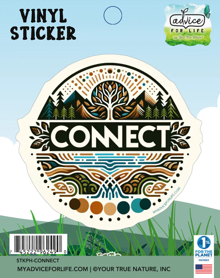 Advice for Life Vinyl Sticker - Connect