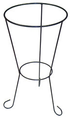 Erva Wire Patio Stand Bird Bath with 14 in Green Insert